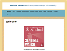 Tablet Screenshot of christiansciencecincinnati.com